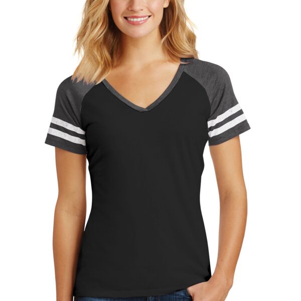 Women's Game V Neck Tee Thumbnail